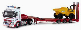 Corgi Toy Dumper - Volvo Lowloader with Thwaites Dumper Toy